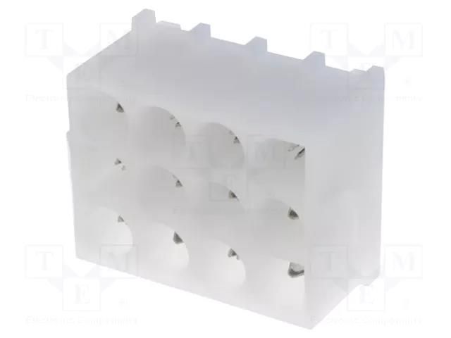 Connector: wire-board; socket; male; PIN: 12; Universal MATE-N-LOK TE Connectivity 350433-1