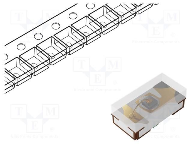 LED; yellow green; SMD; 0402; 18÷35mcd; 2÷2.4VDC; 1x0.5x0.35mm VISHAY VLMG1500-GS08