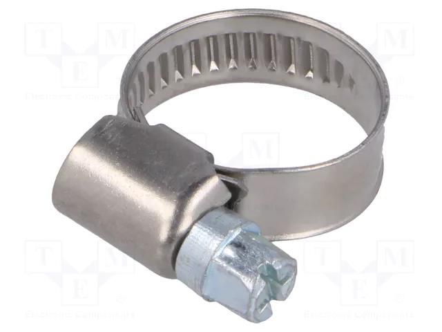 Cable tie; Ø: 12÷20mm; W: 9mm; Material: chrome steel AISI 430 PNEUMAT 158/12-20/W2