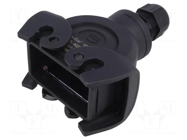 Enclosure for connectors: HDC; size 10B; for cable; Han-Eco® B HARTING 19431100736