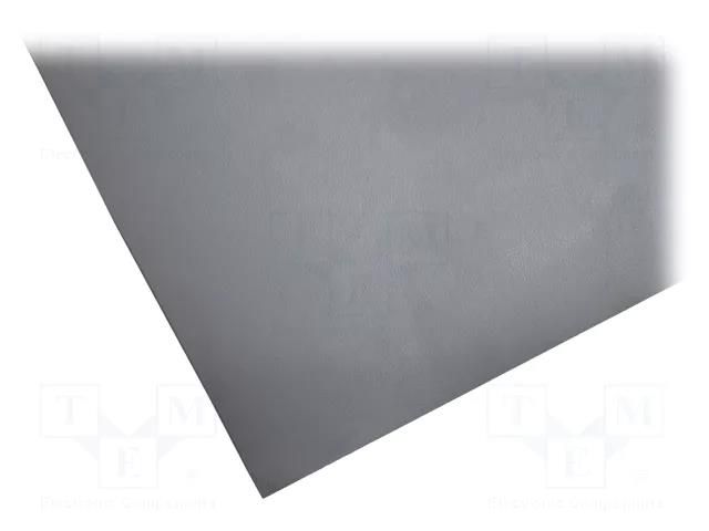 Mat: table set; ESD; L: 1.2m; W: 0.6m; Thk: 3.2mm; PVC,vinyl; grey COBA EUROPE COBA-IS060004KEU