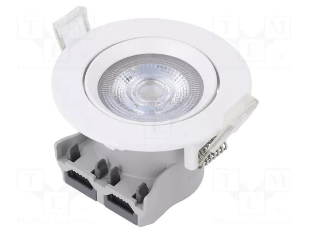 Lamp: LED spotlight; 220/240VAC; 5W; neutral white; 36°; 4000K TUNGSRAM 93100527