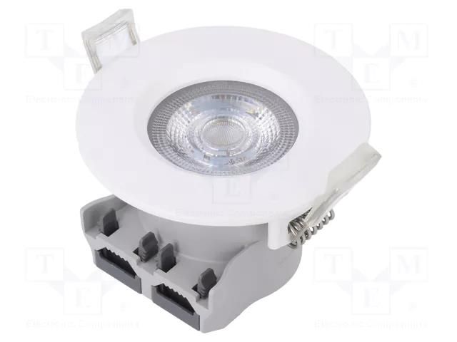 Lamp: LED spotlight; 220/240VAC; 5W; warm white; 36°; 3000K; Ø72mm TUNGSRAM 93100528