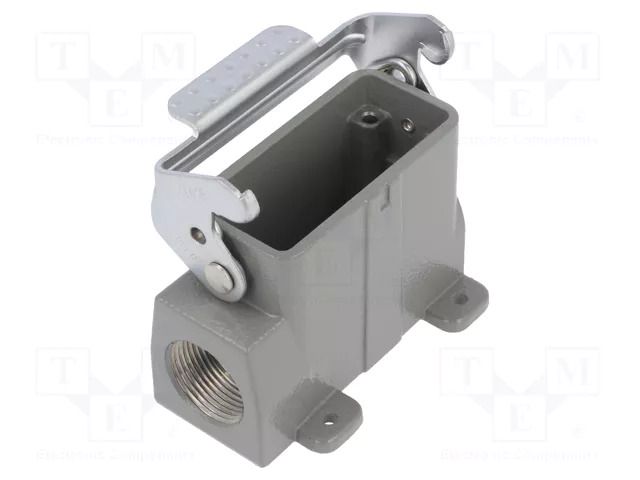 Enclosure for connectors: HDC; angled; size D10A; with latch DEGSON ELECTRONICS D10A-SF-1L-PG16