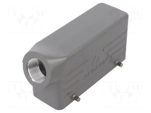 Enclosure for connectors: HDC; angled; size D24B; for cable; M25 DEGSON ELECTRONICS D24B-SE-4G-M25