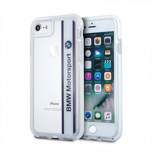 Etui hardcase BMW BMHCP7SPVWH iPhone 7 transparent white SHOCKPROOF, BMW 3700740385876 3700740385876
