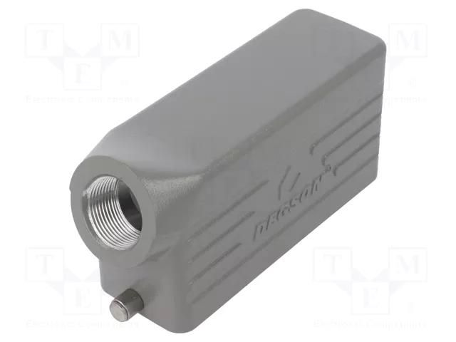 Enclosure for connectors: HDC; angled; size D24B; for cable; M25 DEGSON ELECTRONICS D24B-SE-2G-M25