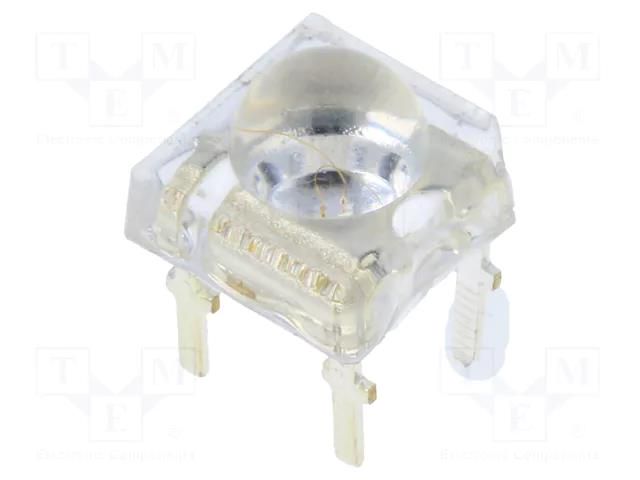 LED Super Flux; green; oval; 7.62x7.62mm; 10000÷12000mcd; 80° OPTOSUPPLY OSG59LZ281P