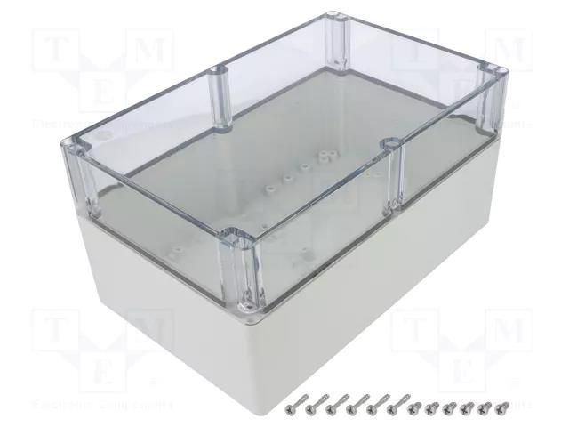 Enclosure: multipurpose; X: 160mm; Y: 250mm; Z: 125mm; EURONORD; grey FIBOX PCT162513