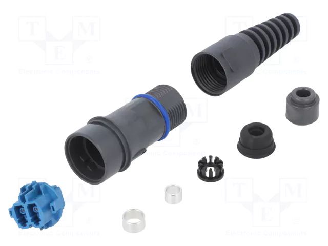 Connector: fiber optic; PIN: 2; single mode duplex (SM); bayonet BULGIN PXF6051C