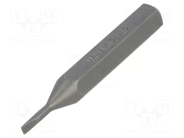 Screwdriver bit; slot; 1.2x0.25mm; Socket size: 4mm; MICRO WIHA WIHA.40601