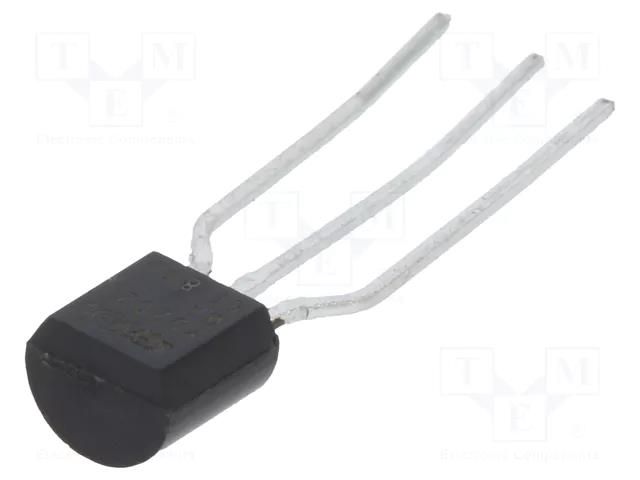 Thyristor; 600V; Ifmax: 1.25A; 0.8A; Igt: 200uA; TO92; THT; Ammo Pack STMicroelectronics X0202MA-2BL2