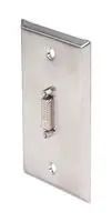 WALL PLATE, SS, FEMALE DVI ADAPTOR WPDVIFF