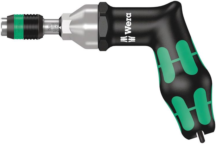 Series 7400 Kraftform pistol handle, adjustable torque screwdrivers (3.0-8.8 Nm) with Rapidaptor quick-release chuck, 7442x3.0-6.0, Wera 05074702001