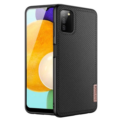 Dux Ducis Fino case covered with nylon material for Samsung Galaxy A03s black, Dux Ducis 6934913048597 6934913048597