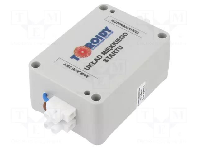 Soft-start module; for DIN rail mounting; 4kW; 17A; 65x89x43mm TOROIDY UMS-4KVA-DIN