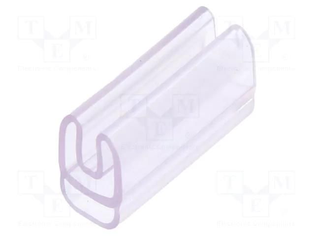 Markers; Marking: empty; 2÷4mm; PVC; transparent; -40÷80°C; leaded WEIDMÜLLER WM-1798560000