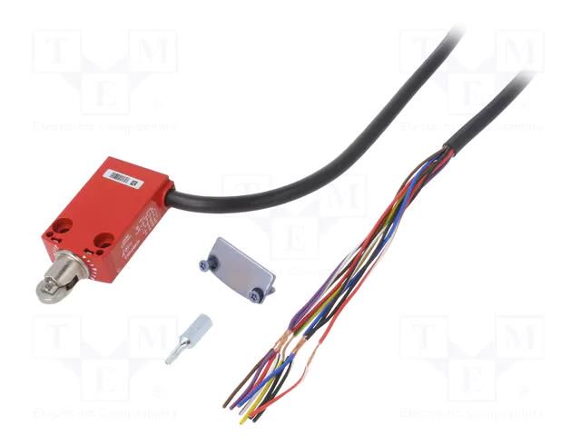 Limit switch; metal roller Ø11,6mm; NC x2 + NO x2; 1.5A; lead 5m TELEMECANIQUE SENSORS XCSM4102L5