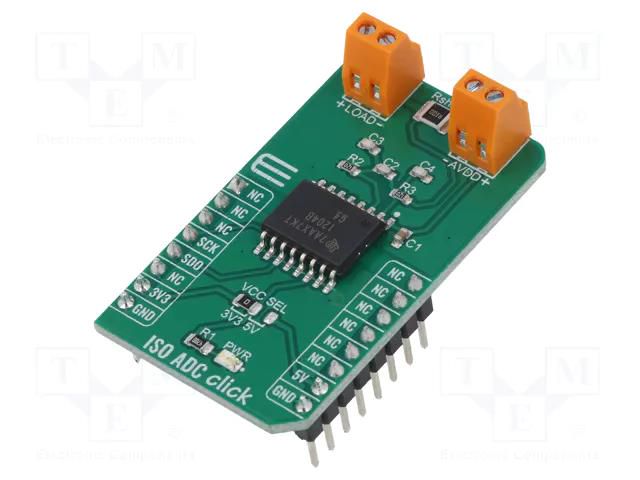 Click board; prototype board; Comp: AMC1204BDWR; A/D converter MIKROE MIKROE-4088