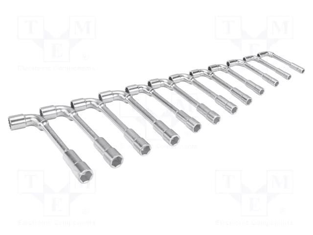 Wrenches set; L-type,socket spanner; 12pcs. BAHCO SA.28M/12