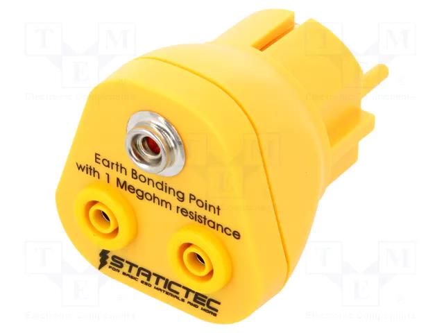 Earthing plug; ESD; 1MΩ STATICTEC PRT-STW2100
