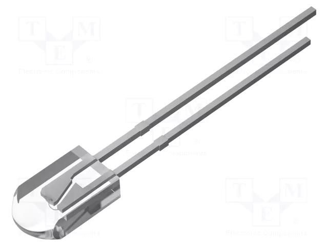 LED; green-yellow; 5mm; 150÷220mcd; 100°; Front: convex; 1.8÷2.6VDC OPTOSUPPLY OSG8HA7WA1B