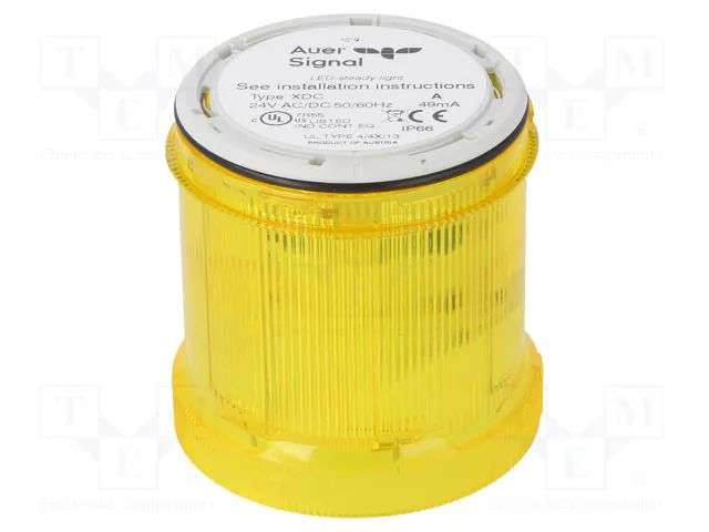 Automation module: light signaller; yellow; LED; 24VDC; 24VAC AUER SIGNAL 900017405