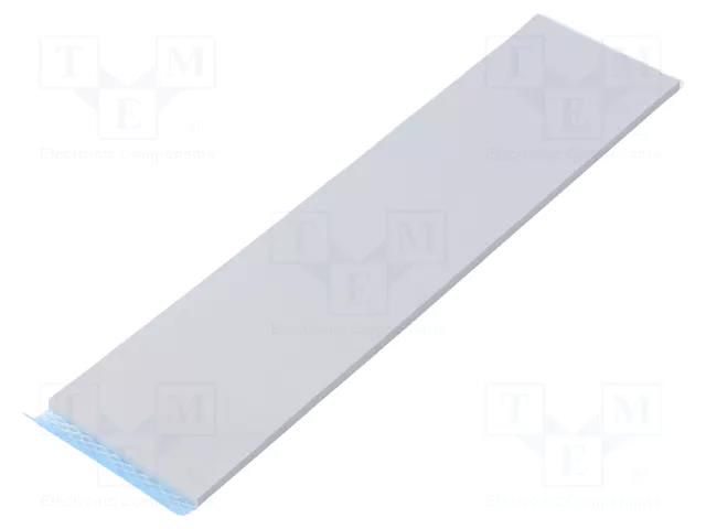 Tape: heat transfer; W: 50mm; L: 0.2m; Thk: 3mm; 1W/mK; silicone IPT SP1.0-50X200X3