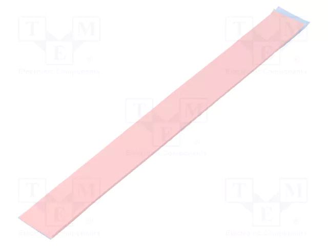 Tape: heat transfer; W: 20mm; L: 0.2m; Thk: 2mm; 3W/mK; silicone IPT SP3.0-20X200X2