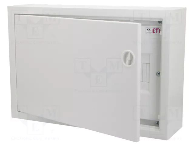 Enclosure: for modular components; IP30; light grey; steel; WRP ETI POLAM ETI-WRP18-1
