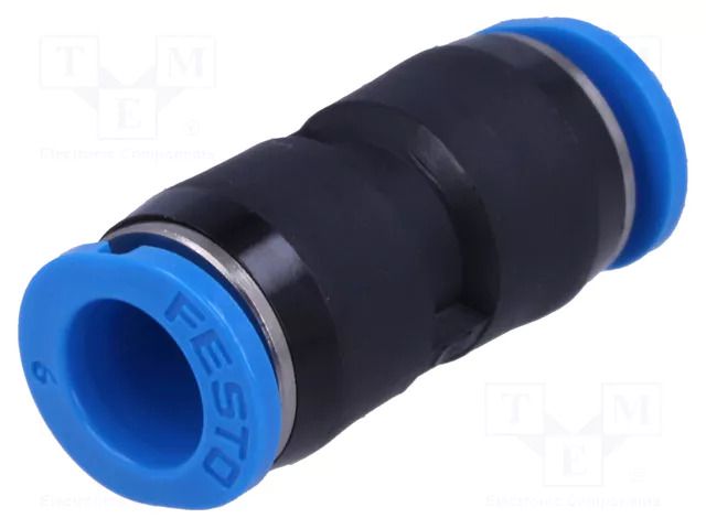 Push-in fitting; straight; -0.95÷6bar; Gasket: NBR caoutchouc FESTO QSM-6