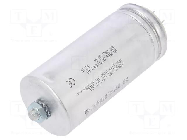 Capacitor: polypropylene; motors, run; 30uF; 470V; Ø45x98mm; ±5% KEMET C878BF35300AA0J