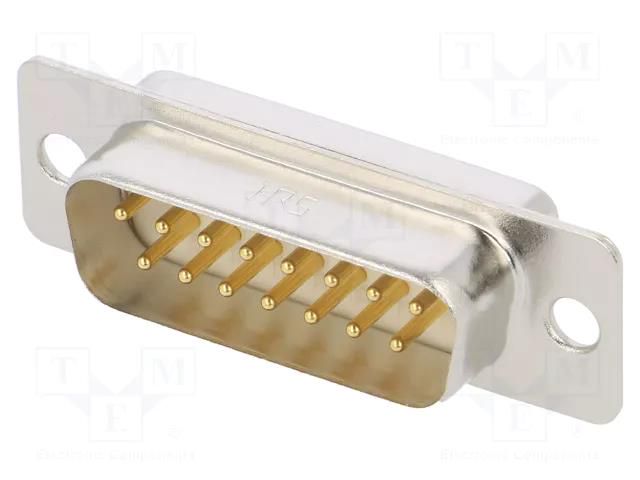 Connector: D-Sub; PIN: 15; plug; male; soldering; 5A; HD HIROSE HDA-15P-50