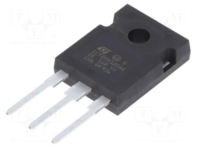 Transistor: N-MOSFET; SiC; unipolar; 1.2kV; 16A; Idm: 45A; 153W STMicroelectronics SCT20N120AG