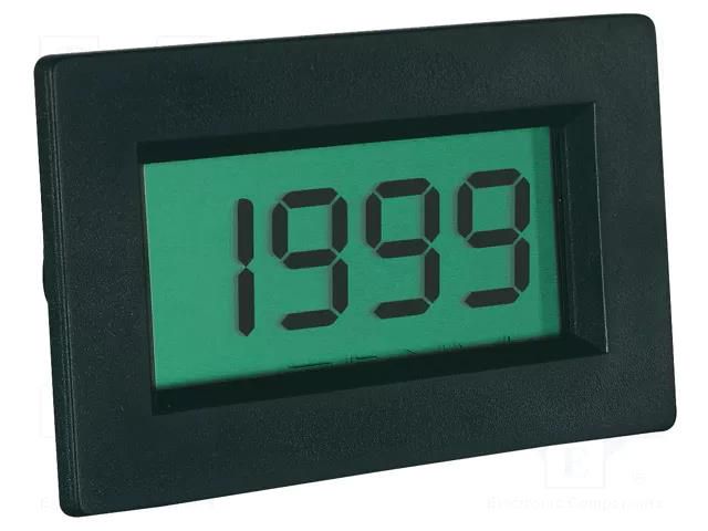 Voltmeter; digital,mounting; 0÷199.9mV; on panel; snap fastener PEAKTECH PKT-LDP-140