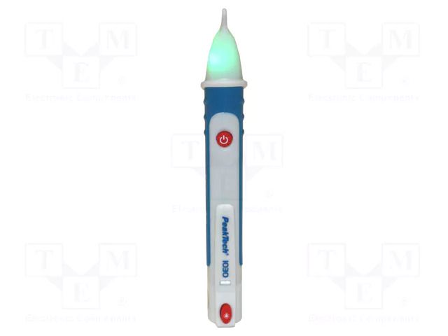 Tester: non-contact voltage detector; 50÷1000VAC; 50/60Hz PEAKTECH PKT-P1030