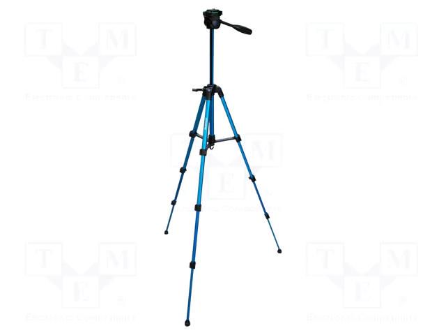 Tripod; 5kg; Thread: 1/4"; Equipment: user's manual,case PEAKTECH PKT-P7850