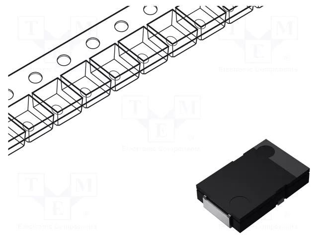 Capacitor: polymer; low ESR; 330uF; 2VDC; SMD; SP-CAP LT; ±20%; 6mΩ PANASONIC EEFLT0D331R