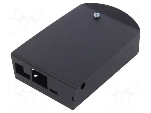 Enclosure: for computer; metal; black OLIMEX BOX-A64-BLACK