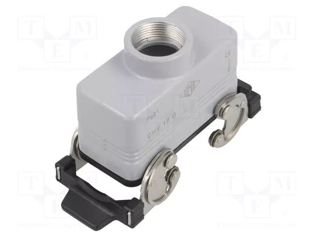 Enclosure for connectors: HDC; size 77.27; for cable; straight ILME CHV16G