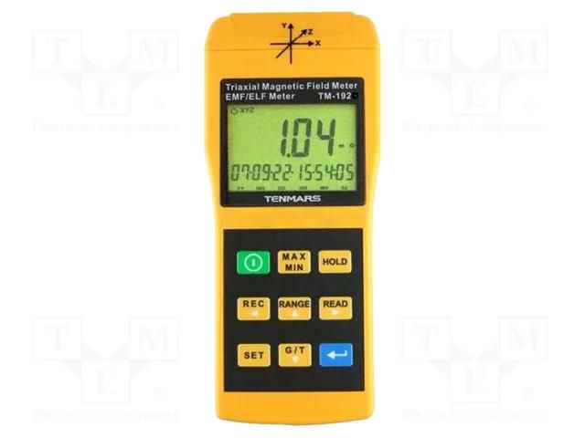 Meter: electric field strength; Display: LCD; 30÷2000Hz TENMARS TM-192