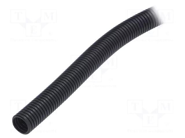 Protective tube; Size: 29; polyamide 12; black; L: 50m; PIS; UL94V-0 PMA I-PIST-29B