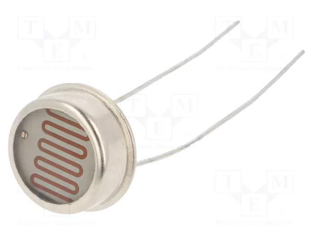 Photoresistor; 250mW; 45÷150kΩ; 560nm; THT; 250VDC; ØLED: 12mm Token PGM1204-MP