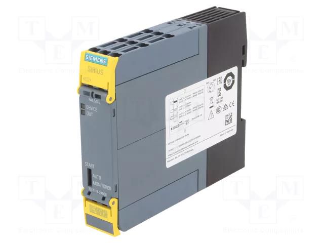 Module: safety relay; 24VAC; 24VDC; for DIN rail mounting; 3SK1 SIEMENS 3SK1111-2AB30