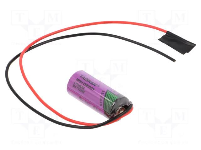 Battery: lithium (LTC); 2/3AA,2/3R6; 3.6V; 1100mAh; Ø14.7x33.5mm TADIRAN SL-561/FL