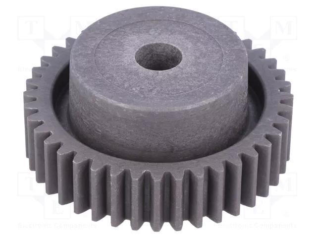 Spur gear; whell width: 45mm; Ø: 102mm; Number of teeth: 32; ZCL ELESA+GANTER ZCL-3.0-32