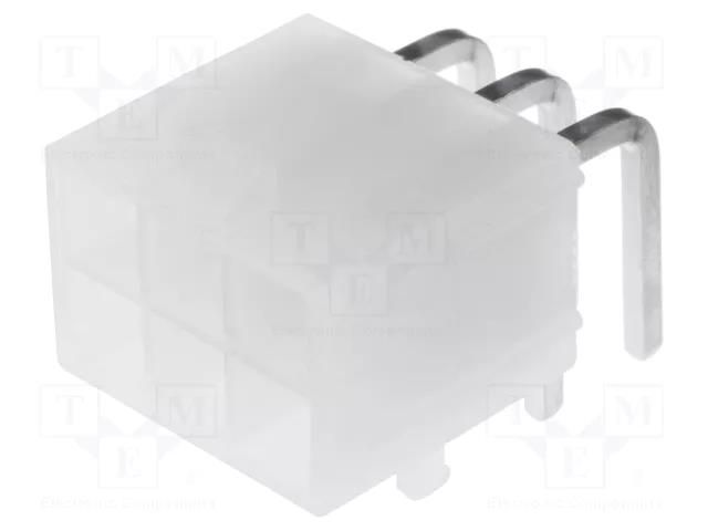 Connector: wire-board; socket; male; Mini-Fit Jr; 4.2mm; PIN: 6; THT MOLEX MX-39-30-1060