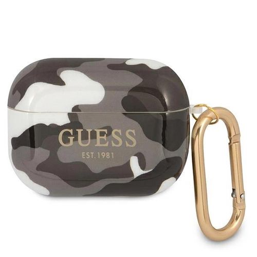 Guess GUAPUCAMG AirPods Pro cover black/black Camo Collection, Guess 3666339010096 3666339010096