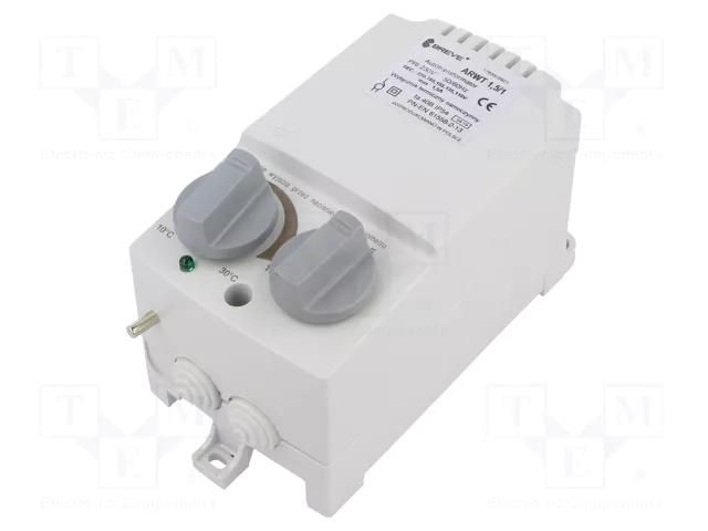 Regulator; speed; 230VAC; 1-phase fun motors speed control; 270W BREVE TUFVASSONS ARWT-1.5/1