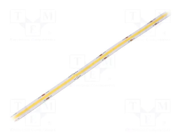 COB LED tape; white neutral; LED/m: 528; 10mm; IP20; 10W/m; 24VDC WISVA OPTOELECTRONICS HH-40KI-528GNA-COB